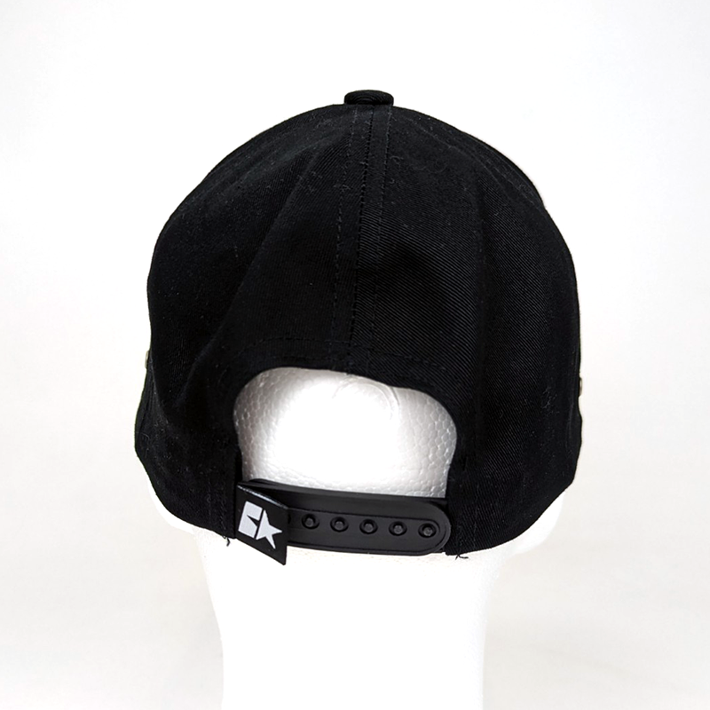 Hybrid Black Snapback Hat