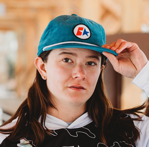 Icon Patch Teal Corduroy Hat