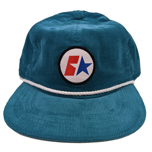 Icon Patch Teal Corduroy Hat