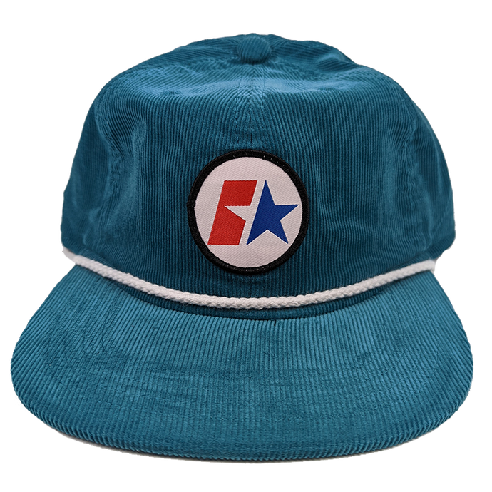 Icon Patch Teal Corduroy Hat
